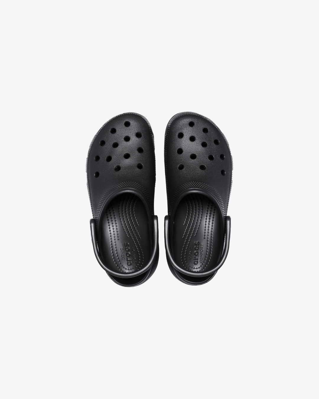 Unisex Classic Platform Clogs in Black