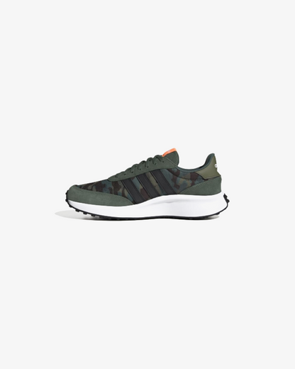 Adidas Run 70S Green Oxide Core Black Screaming Orange Sneakers