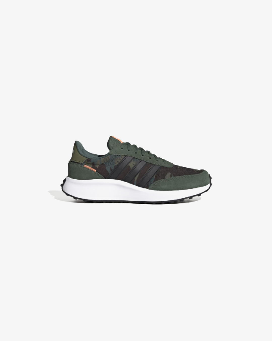 Adidas Run 70S Green Oxide Core Black Screaming Orange Sneakers
