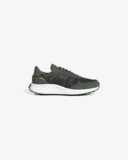 Adidas Run 70S Green Oxide Core Black Screaming Orange Sneakers