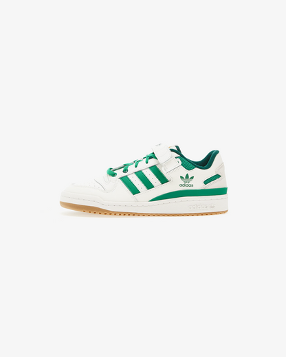 Adidas Originals Forum Low Shoe In Cloud White Green Gum