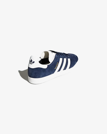 Adidas Originals Gazelle Collegiate Navy White Gold Metallic Sneakers