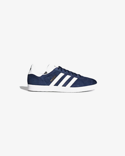 Adidas Originals Gazelle Collegiate Navy White Gold Metallic Sneakers