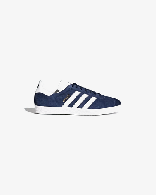 Adidas Originals Gazelle Collegiate Navy White Gold Metallic Sneakers