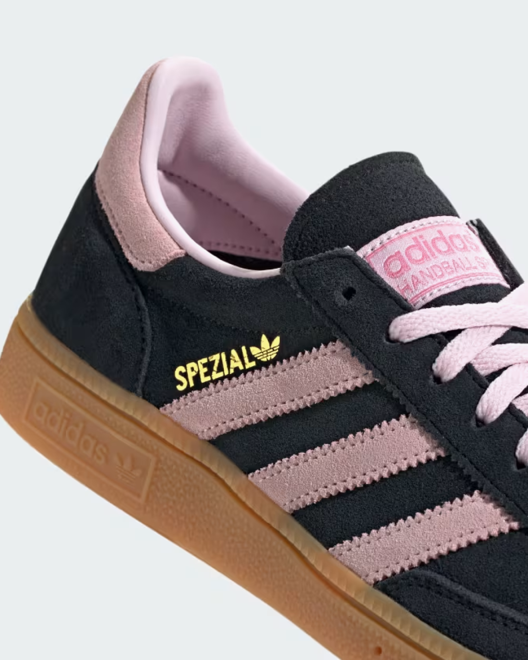 Adidas Originals Handball Spezial Core Black Clear Pink Gum Sneakers