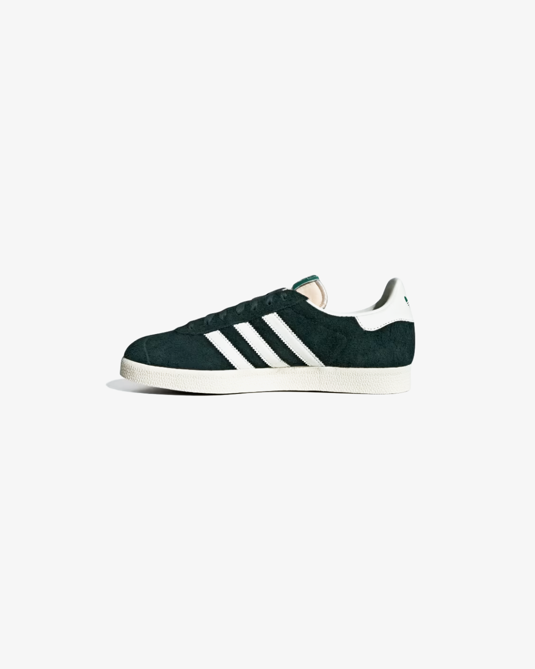 Adidas Originals Gazelle Dark Green Off White Cream White Sneakers