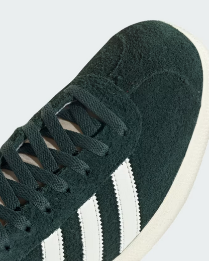 Adidas Originals Gazelle Dark Green Off White Cream White Sneakers