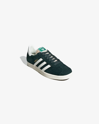 Adidas Originals Gazelle Dark Green Off White Cream White Sneakers