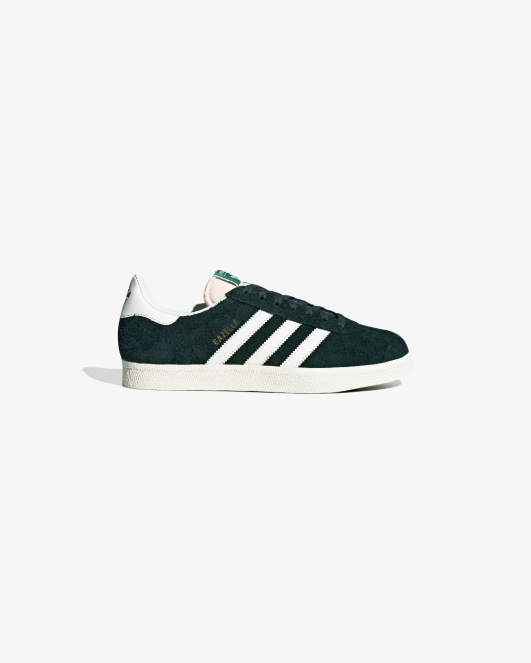 Adidas Originals Gazelle Dark Green Off White Cream White Sneakers