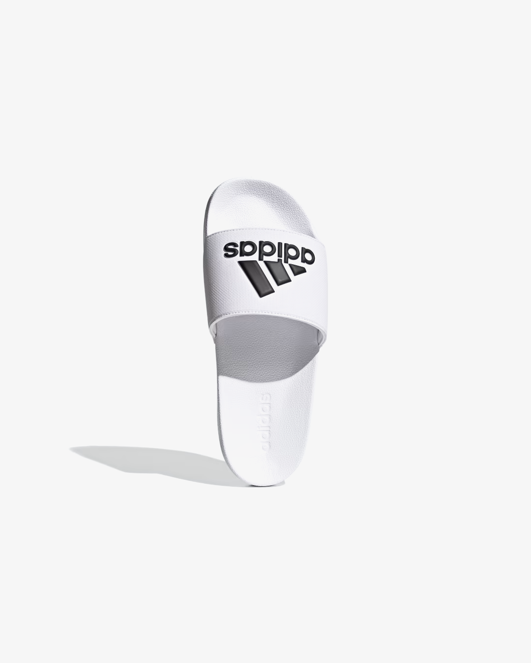 Adidas Adilette Comfort Slide In white And Black