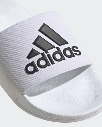 Adidas Adilette Comfort Slide In white And Black