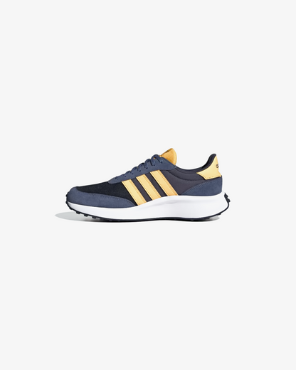 Adidas Run 70s Lifestyle Running Shoes in Legend Ink Bold Gold And Crew Blue
