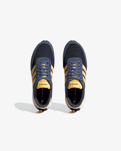 Adidas Run 70s Lifestyle Running Shoes in Legend Ink Bold Gold And Crew Blue