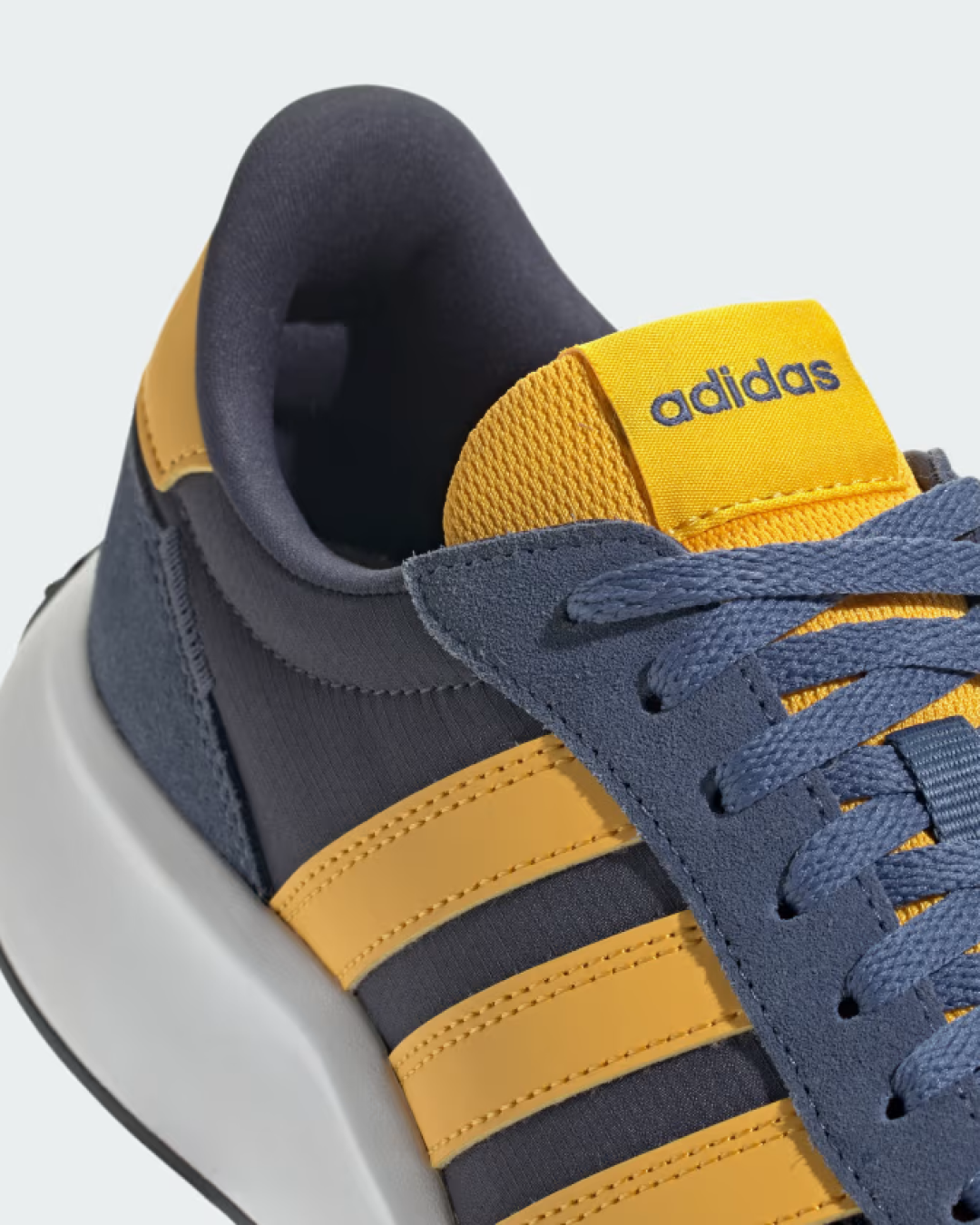 Adidas Run 70s Lifestyle Running Shoes in Legend Ink Bold Gold And Crew Blue