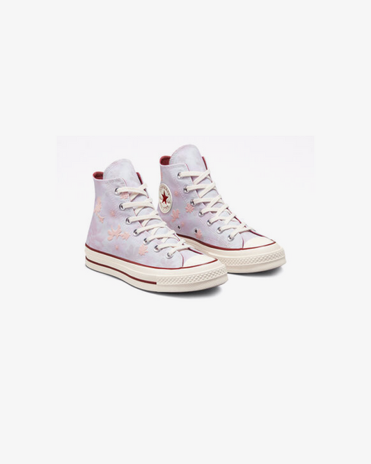Converse Chuck 70 Hi Egret Barely Rose Cedar Sneakers