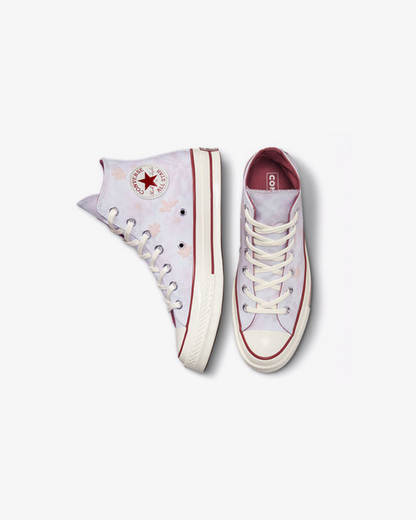 Converse Chuck 70 Hi Egret Barely Rose Cedar Sneakers