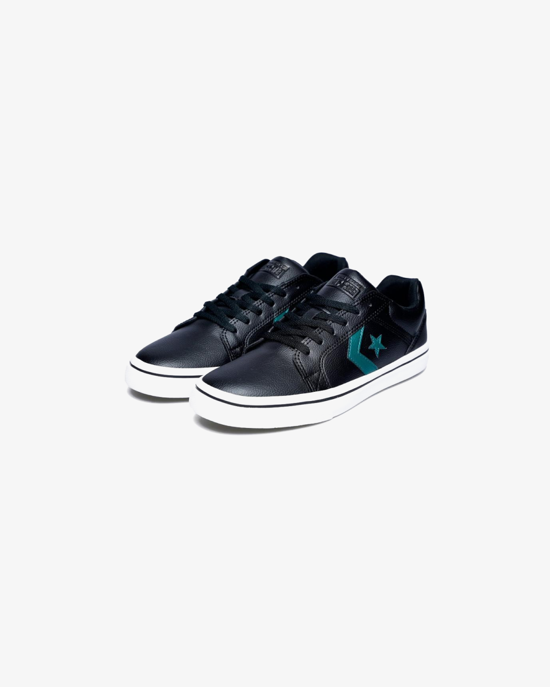 Converse EL Distrito 2.0 OX In Black and Midnight Turq Sneakers