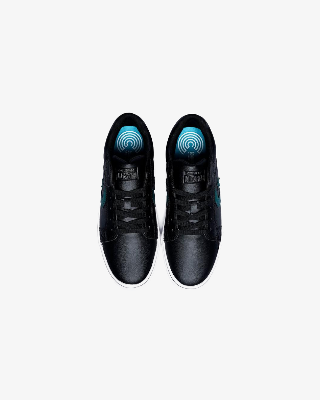 Converse EL Distrito 2.0 OX In Black and Midnight Turq Sneakers