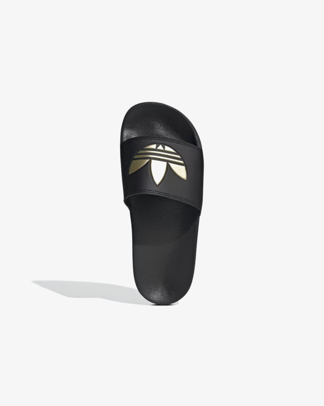 Adilette Lite Slides In Core Black And Matte Gold