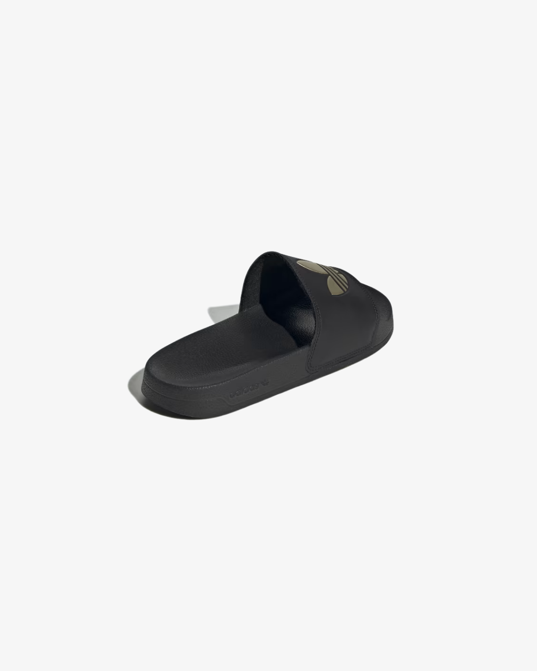 Adilette Lite Slides In Core Black And Matte Gold