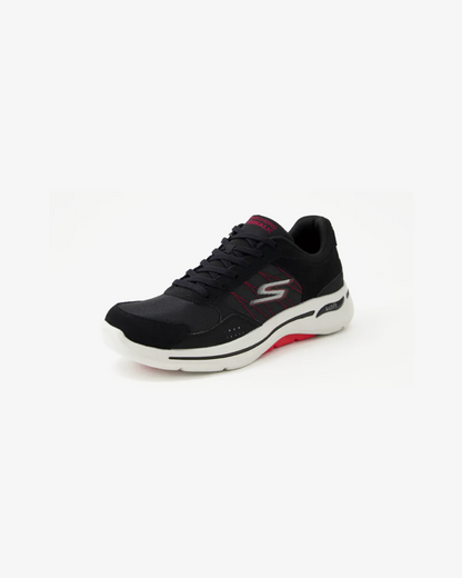 Skechers Men’s Go Walk Arch Fit Security In Black/Red Color Sneakers