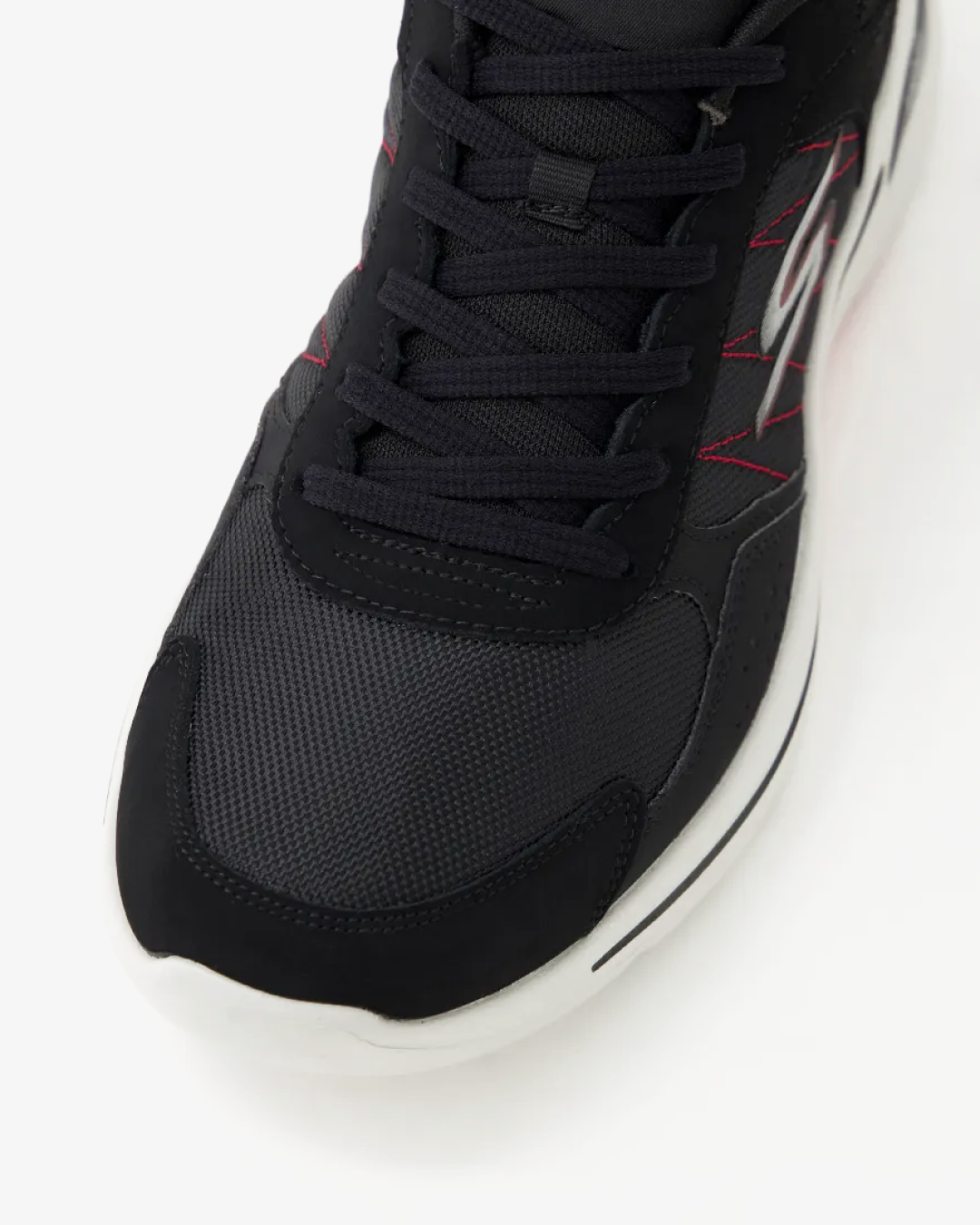 Skechers Men’s Go Walk Arch Fit Security In Black/Red Color Sneakers